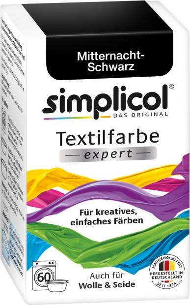 Simplicol Textile dye expert, midnight black 150 g (Midnight black, 150 ml)