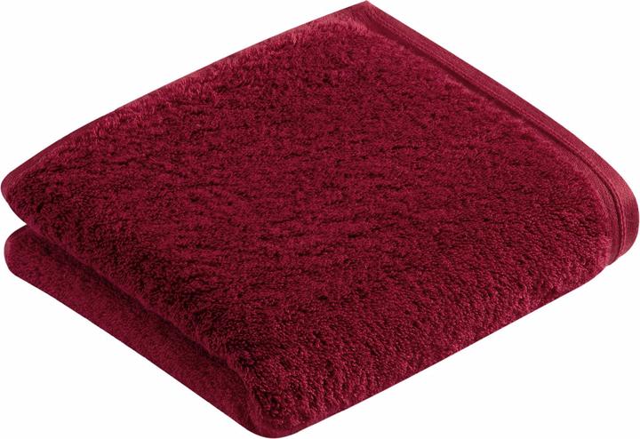 Immagine prodotto Vossen Asciugamano Vegan Life Rosso Rubino, 60 x 110 cm (60 x 110 cm)