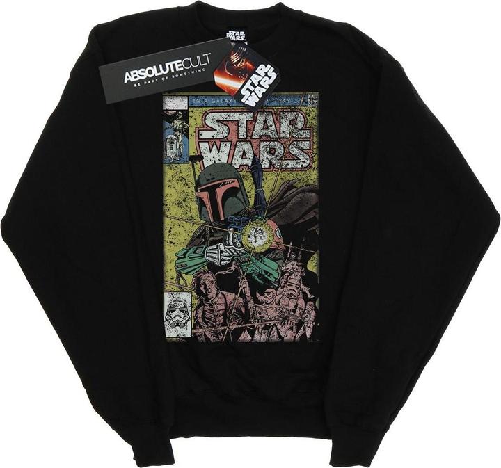 Star Wars Boba Fett Comic Sweatshirt Jungen