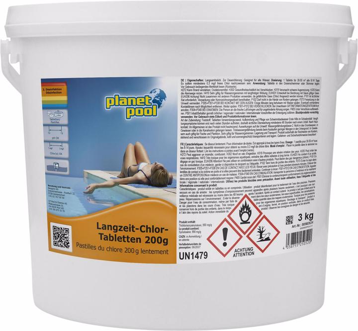 Planet Pool Langzeit-Chlor-Tabletten (3000 g)