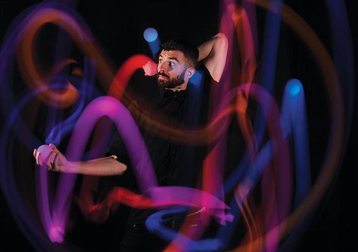Actual product image Spin Balls Juggling Ball Set of 3 with LED
