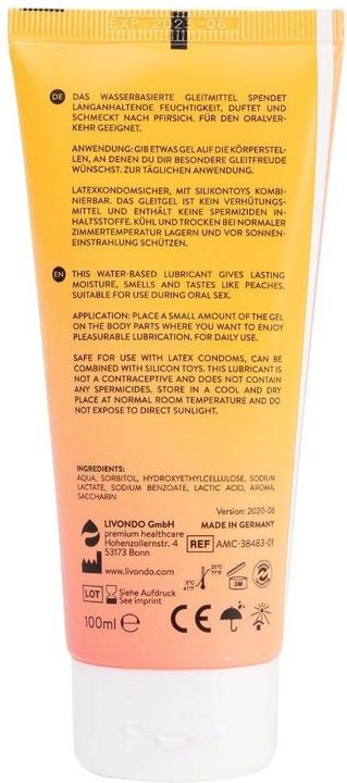 Produktbild Amorelie AMC Aqua Pfirsichduft Gleitgel 100 ml (100 ml)
