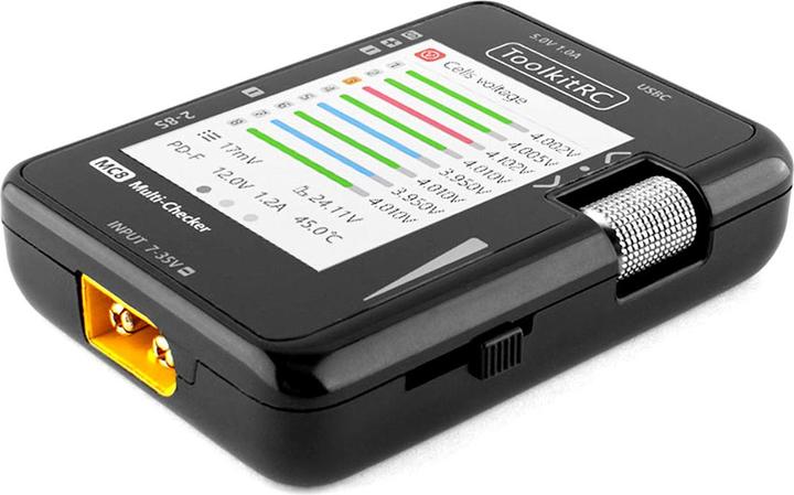Toolkitrc Outil multifonctions MC8 sans fil avec fonction de charge USB