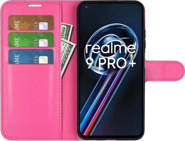Actual product image MU Classic Litchi Leather Bookcover Series (Realme 9 Pro+)