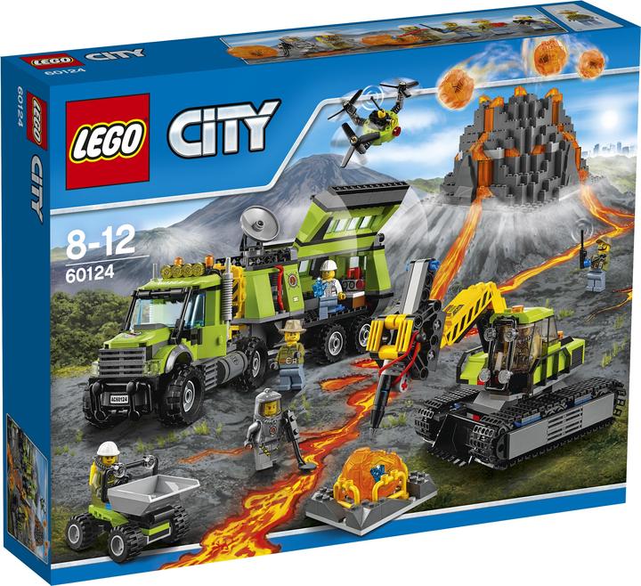 Produktbild LEGO City Vulkan-Forscherstation (60124, LEGO City)