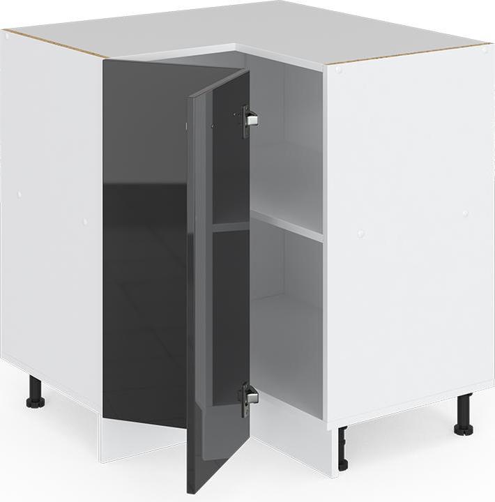 Actual product image Vicco Eckschrank für Haushaltsgegenstände R-Line (75.5 x 46 x 81.5 cm)