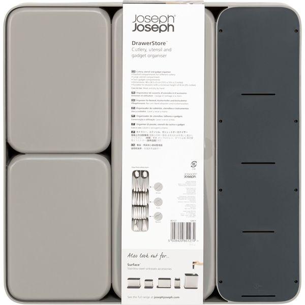 Produktbild Joseph Joseph DrawerStore Besteckeinlage, grau, 38.4x39.7x5.3cm