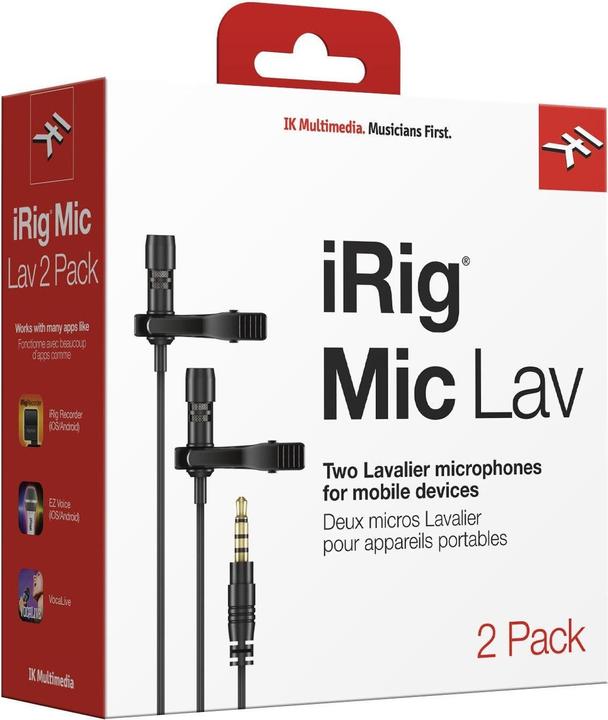 Produktbild IK Multimedia iRig Mic Lav 2 Pack