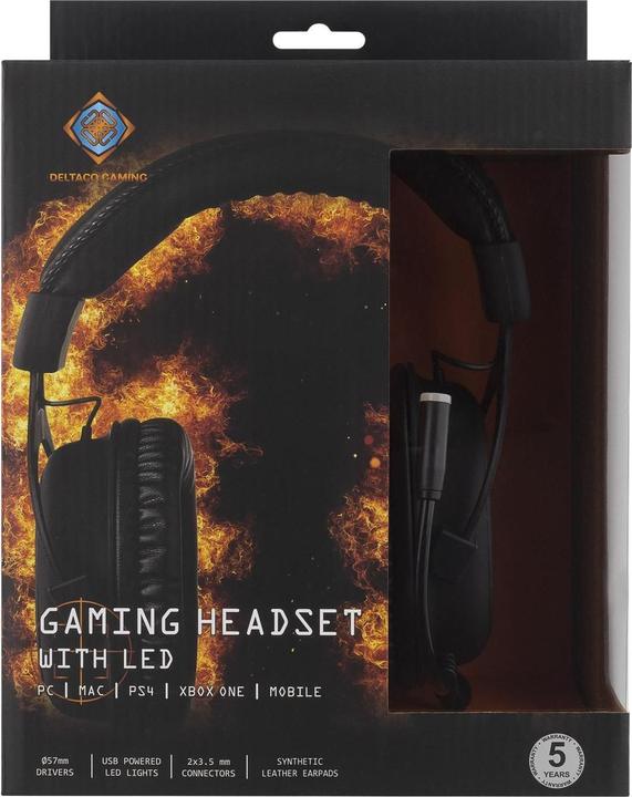 Actual product image Deltaco Gaming GAM-030 (Cable)