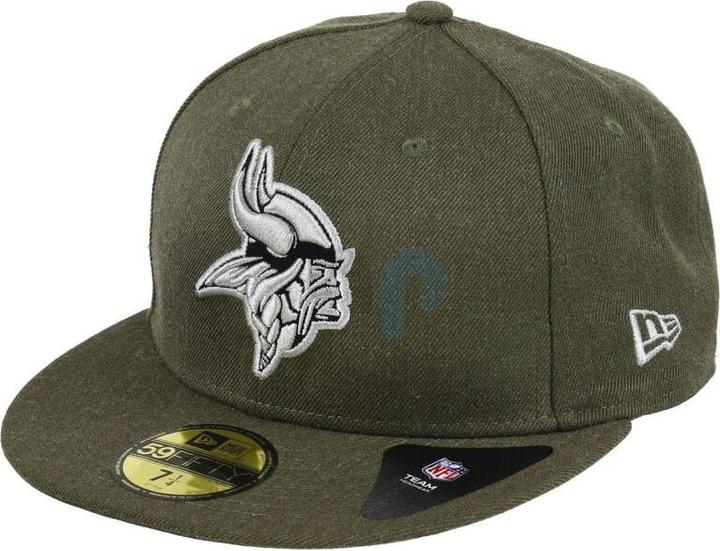 New Era NFL - Minnesota Vikings - Heather Olive 59Fifty Cap Oliv 7 1/2 (56)