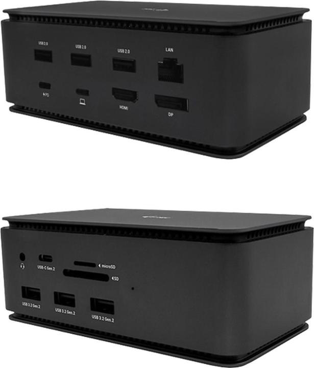 Actual product image i-tec Usb4dual4kdockpd (USB-C, 9 Ports)