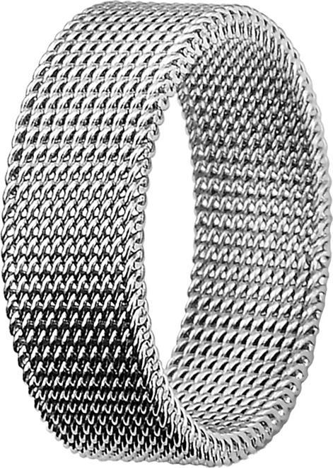 Actual product image Star Piercing Ring silver flexible mesh (without brass, Surgical steel 316L)