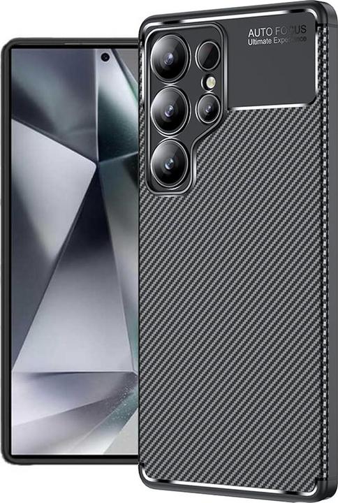 Produktbild Techsuit - CarbonFiber - Samsung Galaxy S25 Ultra - Black (Samsung Galaxy S25 Ultra)