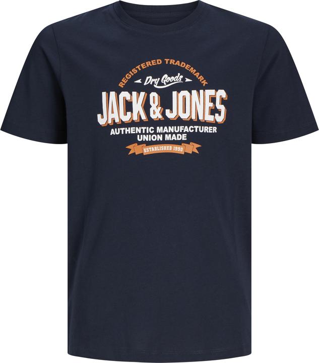 Jack & Jones JJELOGO TEE SS ONECK 2COL 24/25 NOOS JNR
