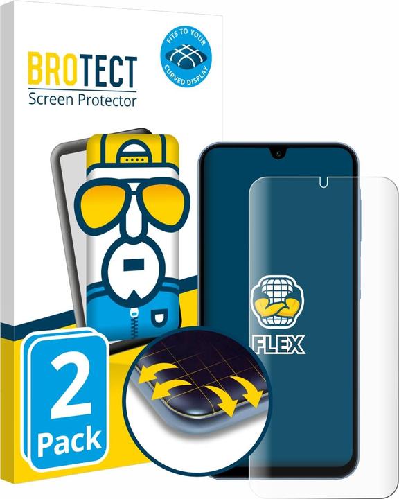 Produktbild BROTECT Full-Cover Displayschutz (2 Stück, Samsung Galaxy A15)