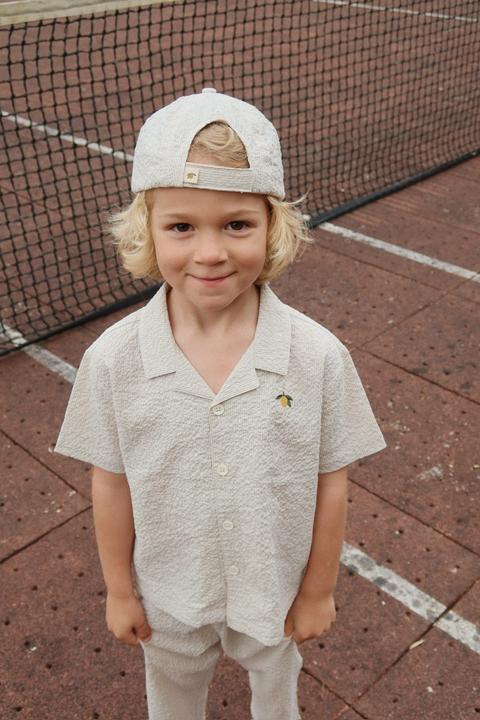 Image du produit Konges Slojd Elliot Shark Cap Quarry Stripe