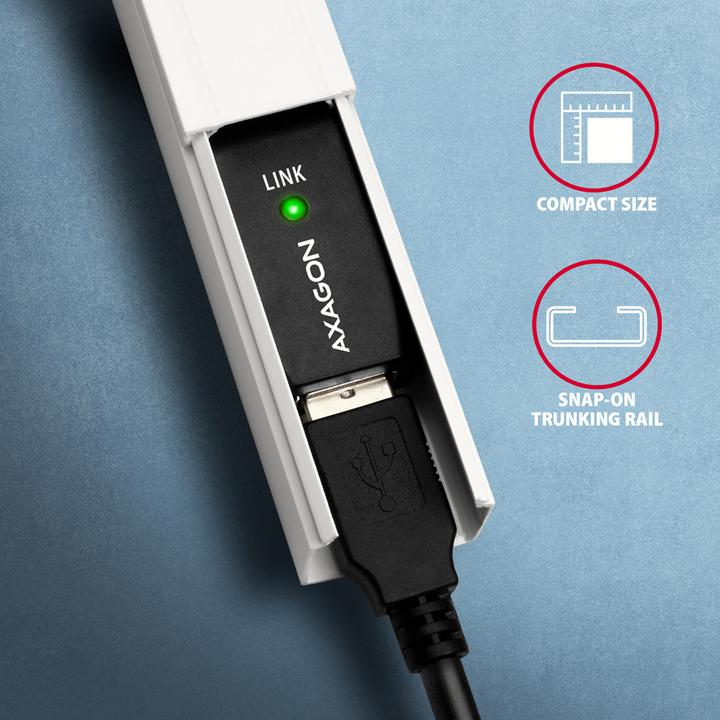 Immagine prodotto Axagon ADR-220 cavo di prolunga USB 2.0 attivo, USB-A maschio/femmina - 20 m (20 m, USB 2.0)