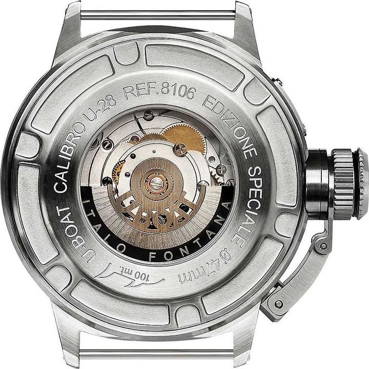 Actual product image U-Boat 8105 Classico U-47 automatic black 47mm 100M (Diving watch, 47 mm)
