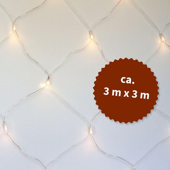 Immagine prodotto Hermex Rete luminosa Catena luminosa Tenda luminosa Ghirlanda di Natale LED (3 m)