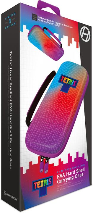 Actual product image Hyperkin Tetris Eva Hard Shell Carrying Case - Hyper Gradient (Switch, Switch Lite, Switch OLED)
