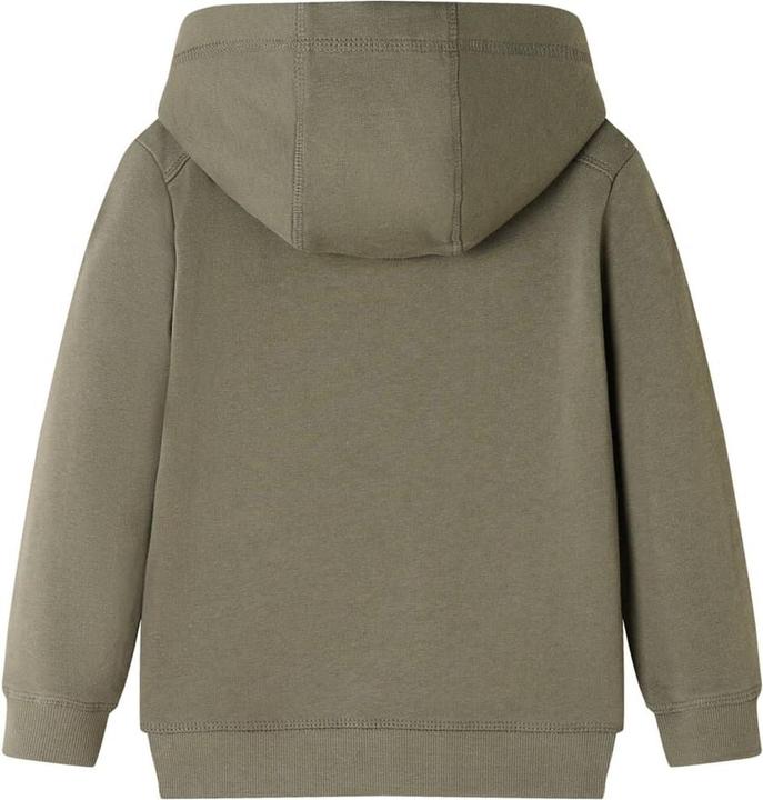 Actual product image VidaXL Children's hooded jumper khaki 92,Material: 92 % cotton. 8 (92)