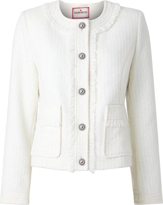 Image du produit Joe Browns Collarless Frayed Tweed Jacket (40)
