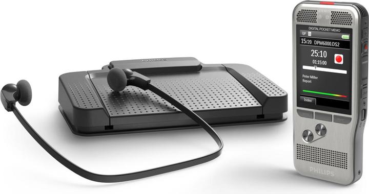 Immagine prodotto Philips Set di dettatura e riproduzione Pocket Memo DPM6700