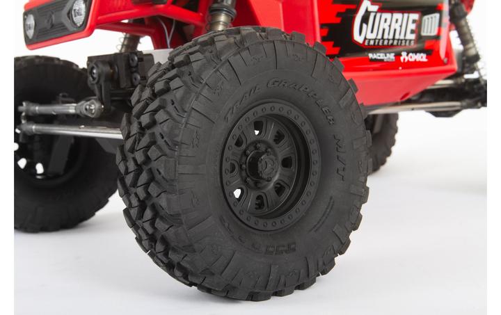 Actual product image Axial Capra 1.9 Unlimited Trail Buggy Electric Brushed Crawler 4WD 1:8 RTR Red (RTR Ready-to-Run)