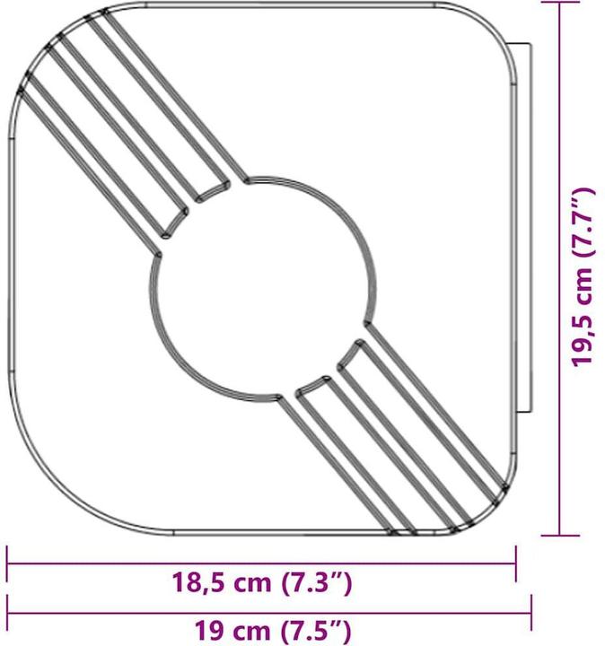 Actual product image VidaXL Hinged arm awning (3 m)