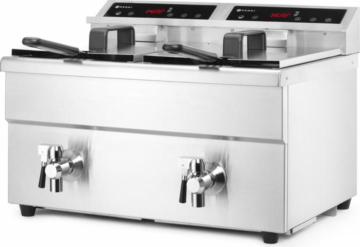 Actual product image Hendi Induction Fryer Kitchenline 2X8L