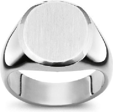 Actual product image Muau Disc ring (54, 925 Silver)