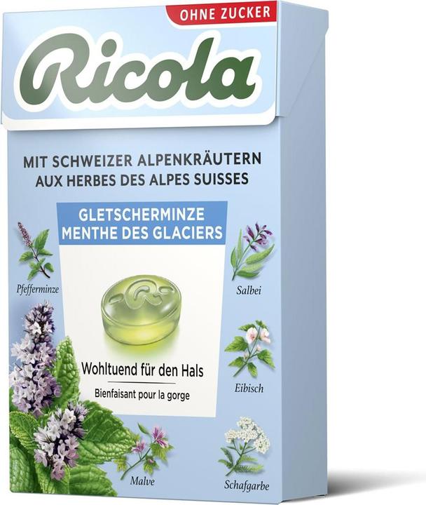 Produktbild Ricola Gletscherminze Bonbons ohne Zucker Box (1 Stk., 50 g)