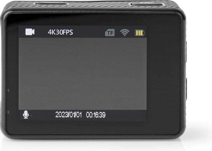 Image du produit Nedis Action Cam | 4K@30fps | 16 MPixel | Etanche à : 30.0 m | 90 min | Wi-Fi | App disponible (30p, WiFi)