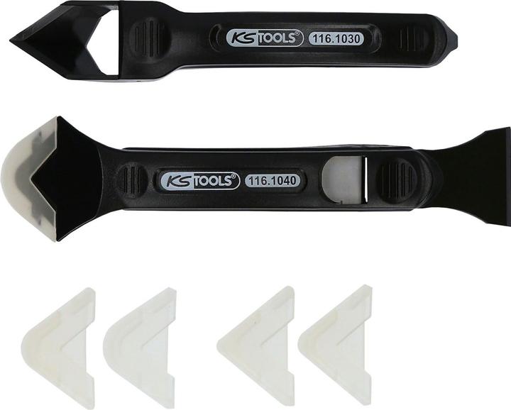 KS Tools Silikonschaber- und Abziehersatz