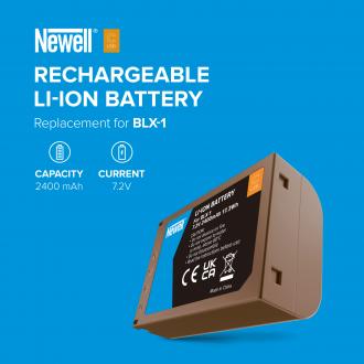 Produktbild Newell BLX-1 USB-C replacement battery for Olympus