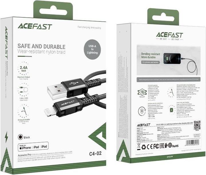 Image du produit Acefast C4-02 (1.80 m, USB 2.0)