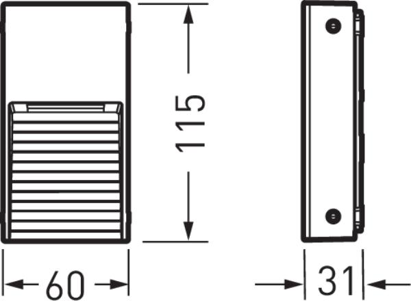 Immagine prodotto Trilux Faretto da incasso a parete TRIL LED (133 lm)