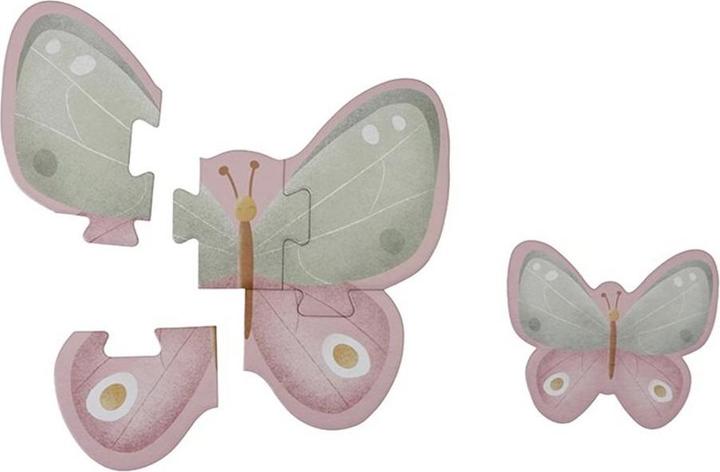 Produktbild Little Dutch 6 in 1 Puzzles Flowers & Butterflies Shape puzzle Animals (5 Teile)