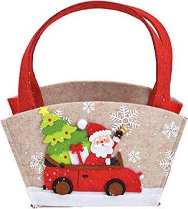 Bekos Filztasche mit motorisiertem Nikolaus