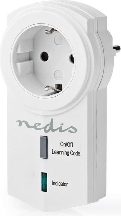 Actual product image Nedis RF Plug ON/OFF RF Mesh Range Extension Schuko Type F 3680 W White