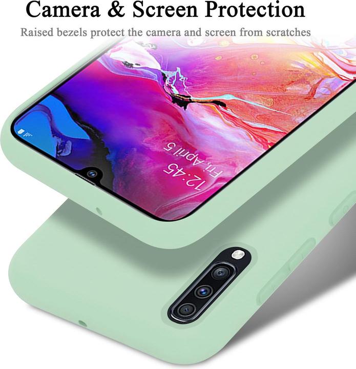 Actual product image Cadorabo TPU Liquid Silicone Case Cover (Samsung Galaxy A70S, Samsung Galaxy A70)