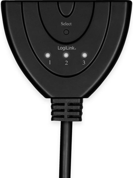 Produktbild LogiLink HD0040 HDMI Splitter 1x3/3x1-Port, 4K/30 Hz, CEC,bidirect, pigtail