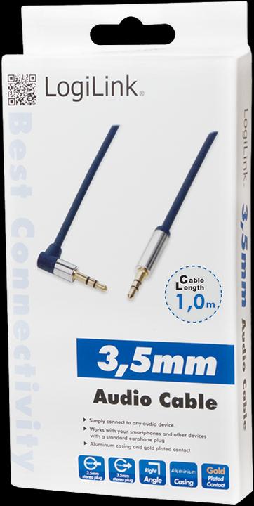 Immagine prodotto LogiLink jack da 3,5 mm - jack da 3,5 mm (1 m, Connettore da 3,5 mm (AUX))