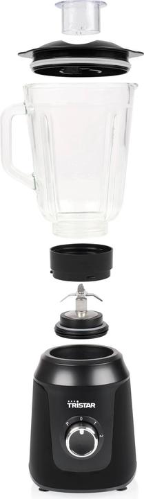Image du produit Tristar Mixeur sur socle BL-4482 noir/transparent, Puissance du moteur : 350 (350 W)