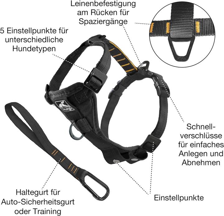 Produktbild Kurgo Tru-Fit Smart Hundegeschirr (S, Hund, Spazieren, Hundesport, Jogging, Allgemein)