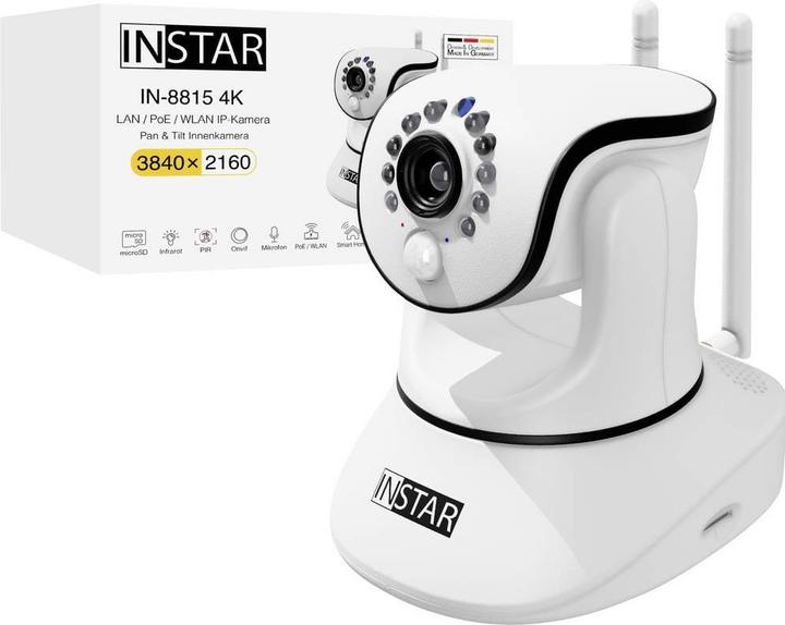 Instar IN-8815 4K POE/WLAN weiss 18006 IP Überwachungskamera