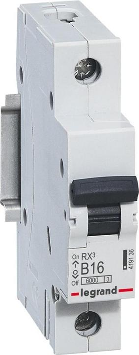 Image du produit Legrand 419136 LS B16A 1P 6KA 1M Disjoncteur de protection de ligne