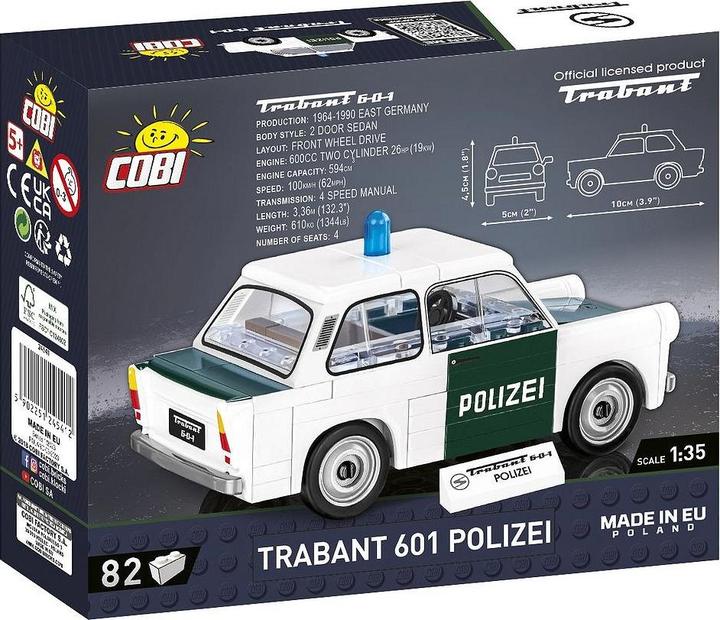 Actual product image Cobi Trabant 601 Police