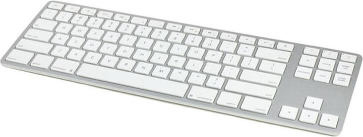 Actual product image Matias Wireless keyboard US QWERTY without Numpad for MacBook silver (FK408BTS) (Eng. Int., Wireless)