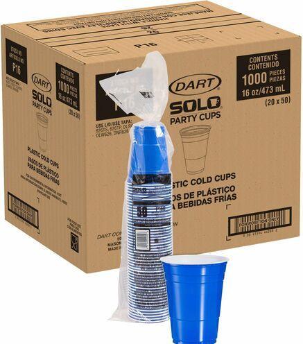 Produktbild Dart Solo Cups 16oz Blau (1'000 Stk.) (50 x)